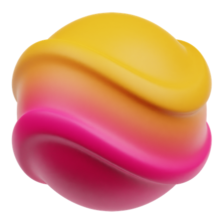 Abstract Ball  3D Icon