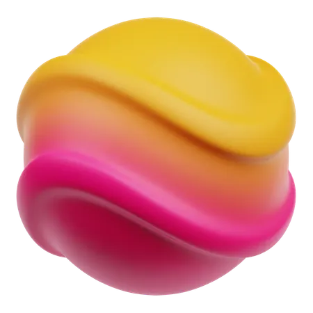 Abstract Ball  3D Icon