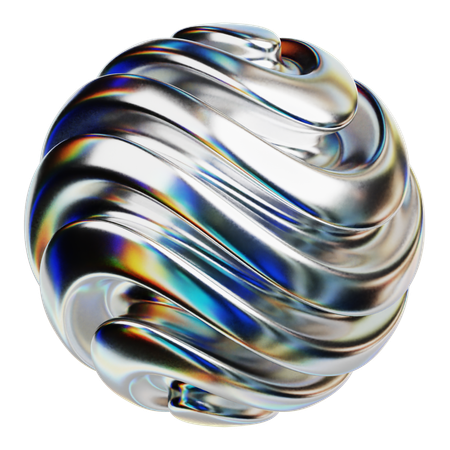 Abstract Ball  3D Icon