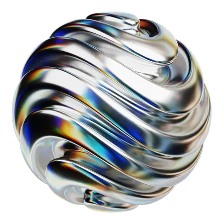 Abstract Ball  3D Icon