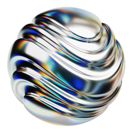 Abstract Ball  3D Icon