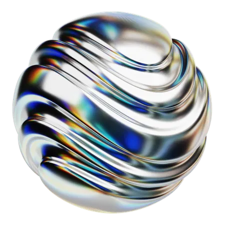 Abstract Ball  3D Icon