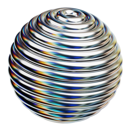 Abstract Ball  3D Icon