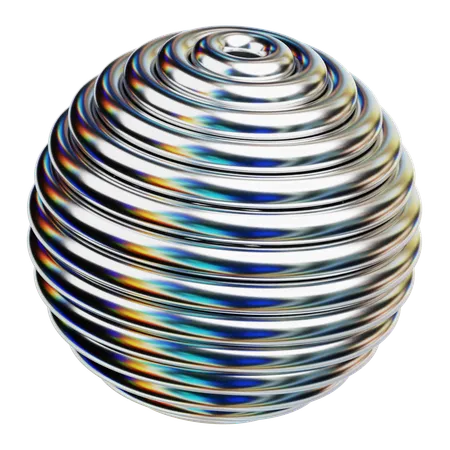 Abstract Ball  3D Icon