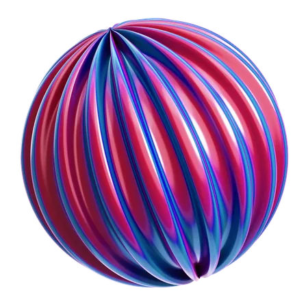 Abstract Ball  3D Icon