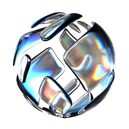 Abstract Ball  3D Icon