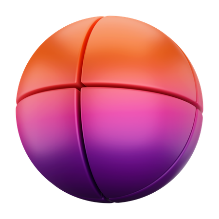 Abstract Ball  3D Icon