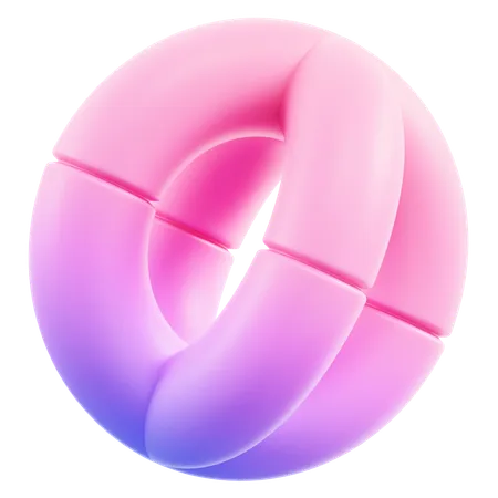 Abstract Ball  3D Icon