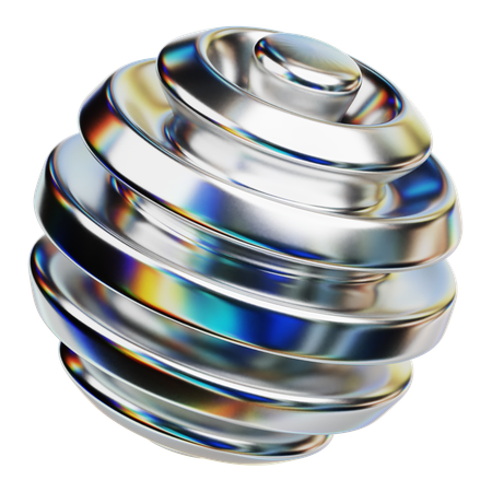 Abstract Ball  3D Icon