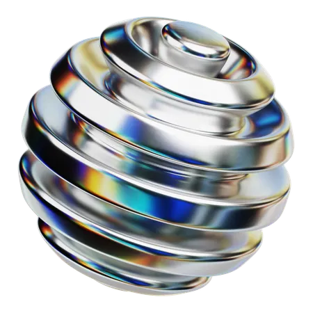 Abstract Ball  3D Icon