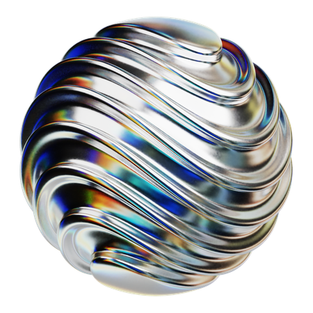 Abstract Ball  3D Icon