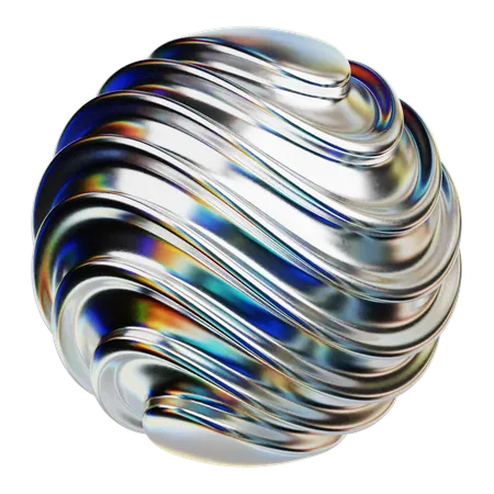 Abstract Ball  3D Icon