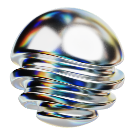 Abstract Ball  3D Icon