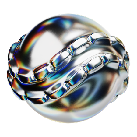 Abstract Ball  3D Icon