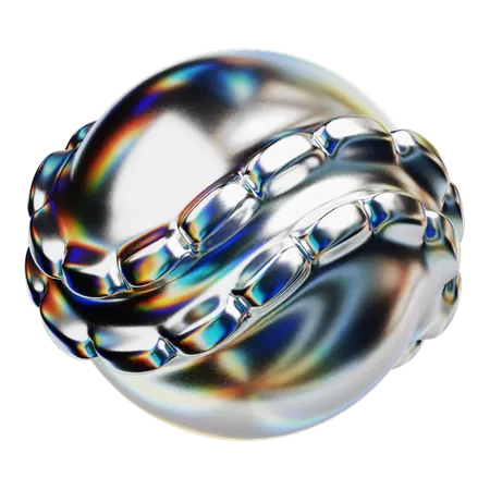 Abstract Ball  3D Icon