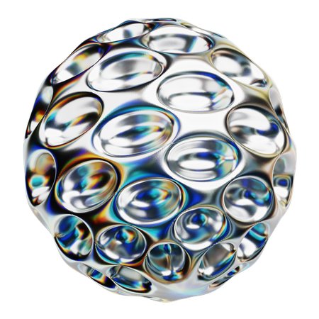 Abstract Ball  3D Icon