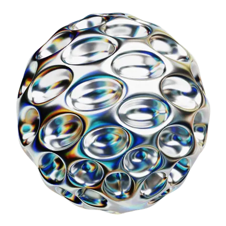 Abstract Ball  3D Icon