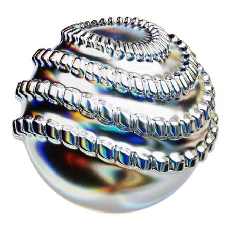 Abstract Ball  3D Icon