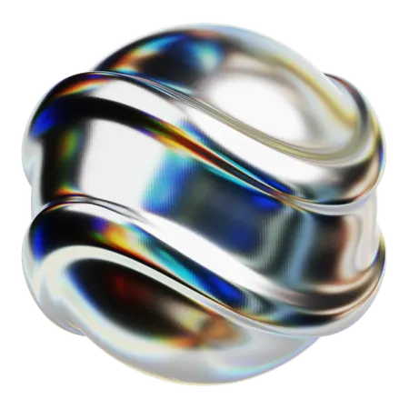 Abstract Ball  3D Icon