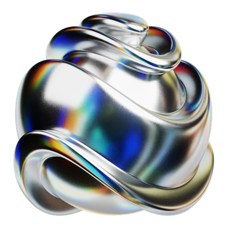 Abstract Ball  3D Icon