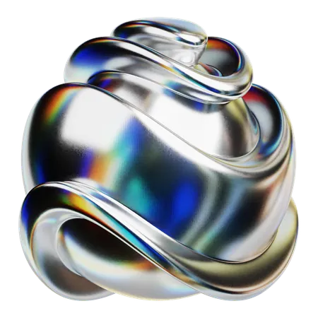 Abstract Ball  3D Icon