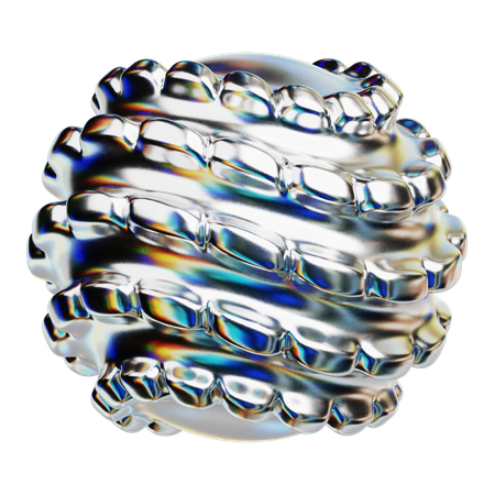 Abstract Ball  3D Icon