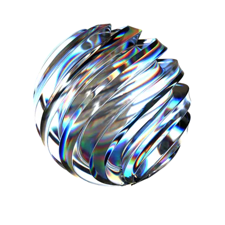 Abstract Ball  3D Icon