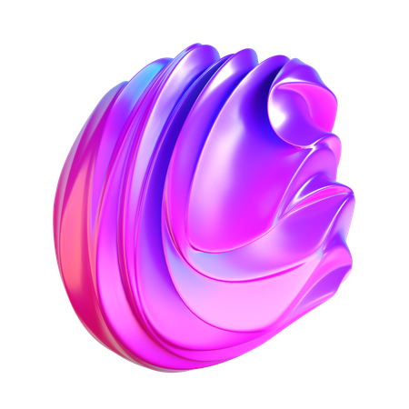 Abstract Ball Shape  3D Icon