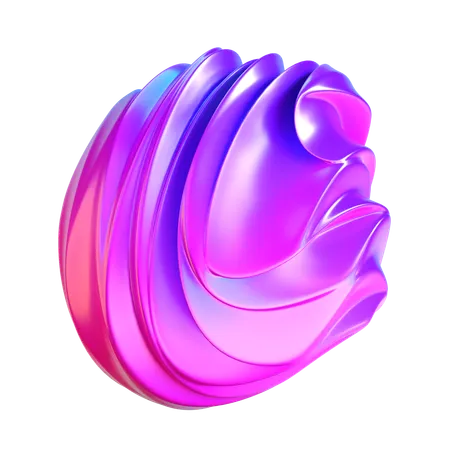 Abstract Ball Shape 3 D Icon 3D Icon