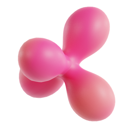 Abstract Balloon  3D Icon