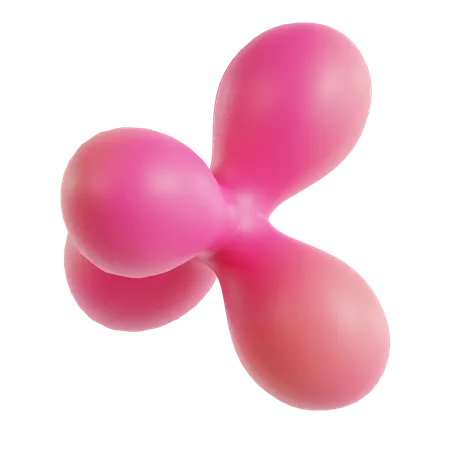 Abstract Balloon  3D Icon