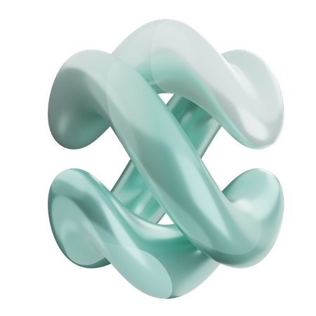 Abstract Balloon Shape  3D Icon