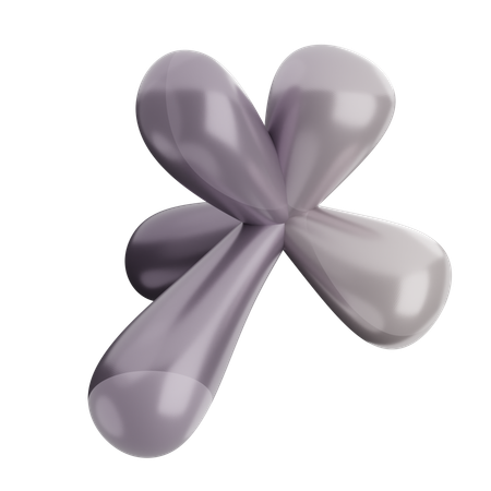 Abstract Balloon Shape  3D Icon