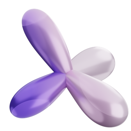 Abstract Balloon Shape  3D Icon