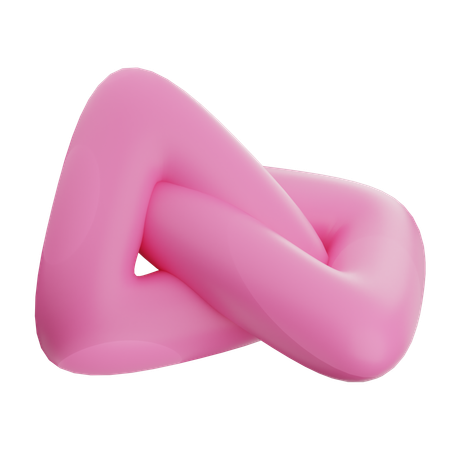 Abstract Balloon Shape  3D Icon