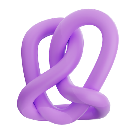 Abstract Balloon Shape  3D Icon