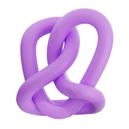 Abstract Balloon Shape  3D Icon