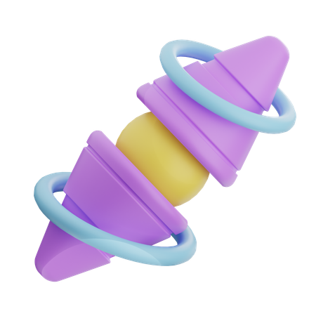 Abstract Balloon Shape  3D Icon