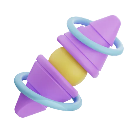 Abstract Balloon Shape  3D Icon