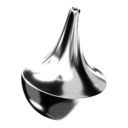 Abstract Chrome Shape  3D Icon