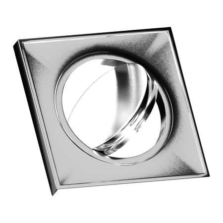 Abstract Chrome Shape  3D Icon