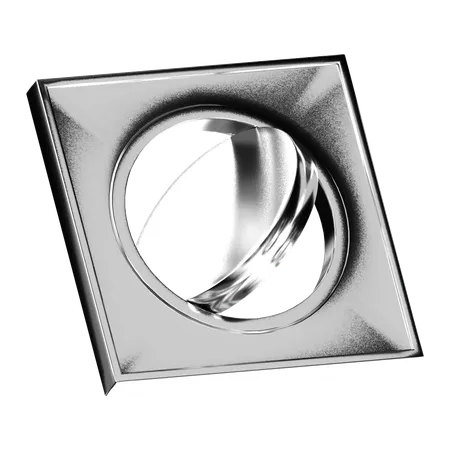 Abstract Chrome Shape  3D Icon