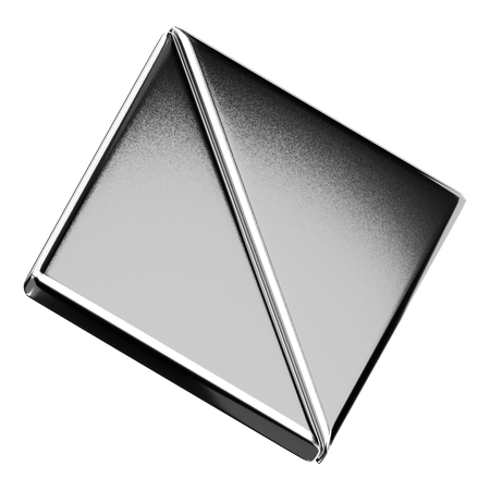 Abstract Chrome Shape  3D Icon