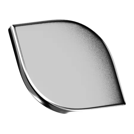 Abstract Chrome Shape  3D Icon