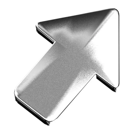 Abstract Chrome Shape  3D Icon