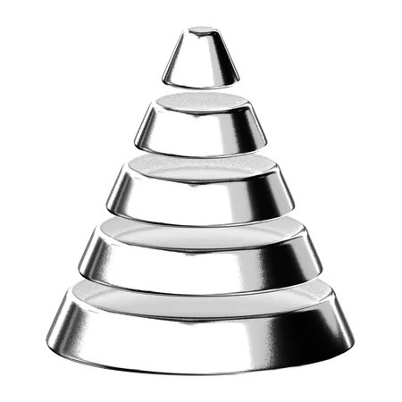 Abstract Chrome Shape  3D Icon