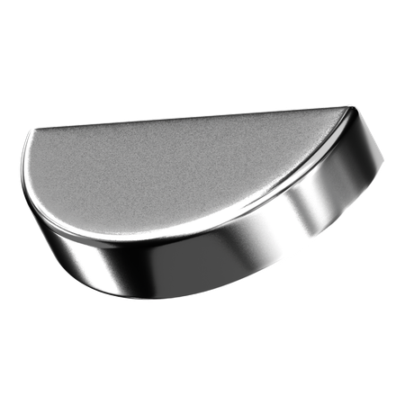 Abstract Chrome Shape  3D Icon