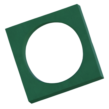 Abstract Circle  3D Icon