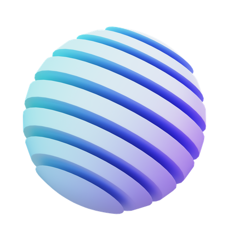 Abstract Circle  3D Icon