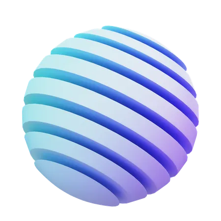 Abstract Circle  3D Icon